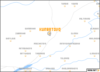 map of Kurbatovo