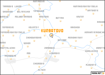 map of Kurbatovo