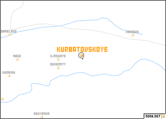 map of Kurbatovskoye