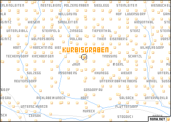 map of Kürbisgraben