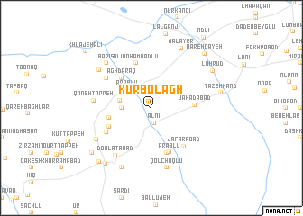 map of Kūr Bolāgh