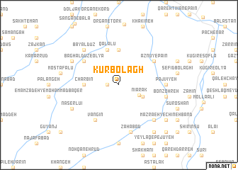 map of Kūr Bolāgh