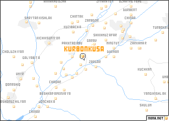 map of Kŭrbonkŭsa
