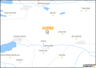 map of Kurbu