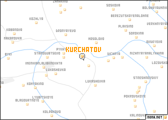 map of Kurchatov