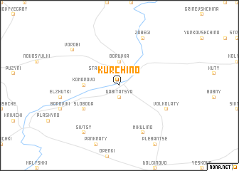 map of Kurchino