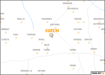 map of Kurchi