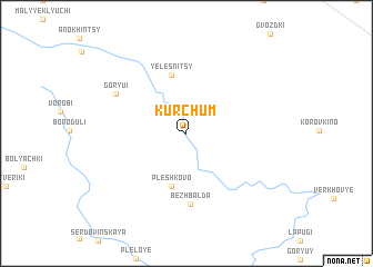 map of Kurchum