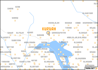 map of Kurdah