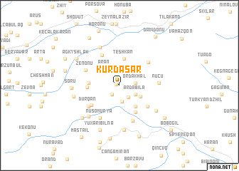 map of Kürdǝsǝr