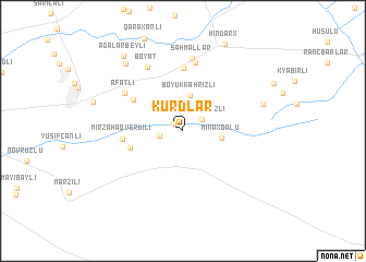 map of Kürdlǝr