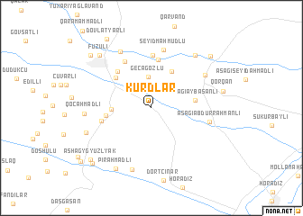 map of Kürdlǝr