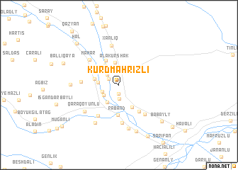 map of Kürd Mahrızlı