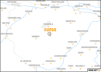 map of Kurdo