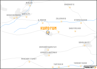 map of Kurdyum