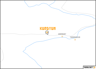 map of Kurdyum