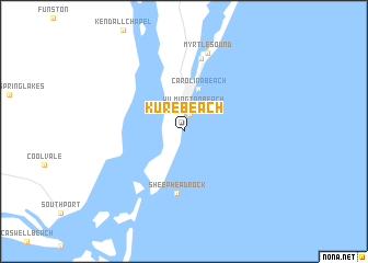 map of Kure Beach