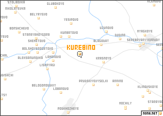 map of Kurëbino