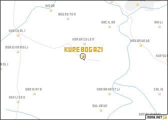 map of Küreboğazı