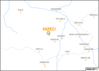 map of Küreci