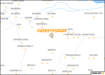 map of Kūreh-ye Şadaf