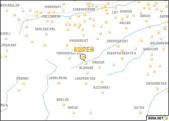 map of Kūreh