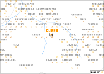 map of Kūreh