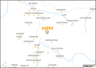 map of Kūreh