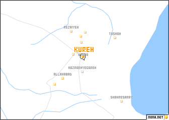 map of Kūreh