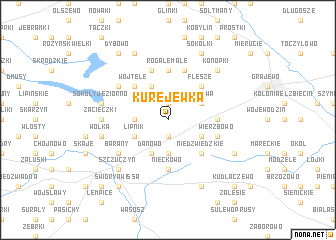 map of Kurejewka