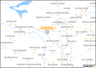 map of Kūreklī