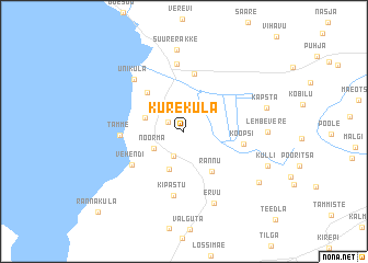 map of Kureküla