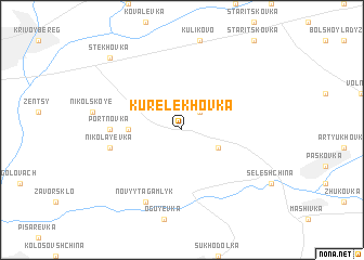 map of Kurelekhovka