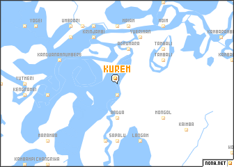 map of Kurem