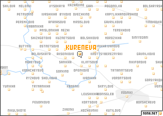 map of Kureneva