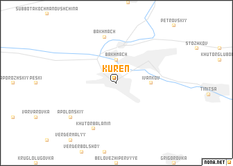 map of Kurenʼ