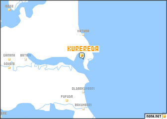 map of Kurereda