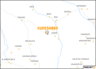 map of Kūresh Bar