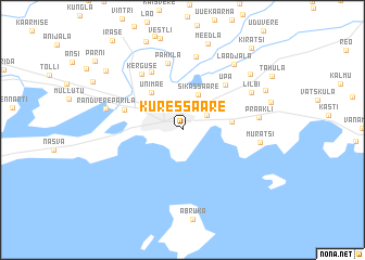 map of Kuressaare