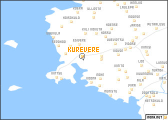 map of Kurevere