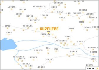 map of Kurevere