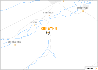 map of Kureyka