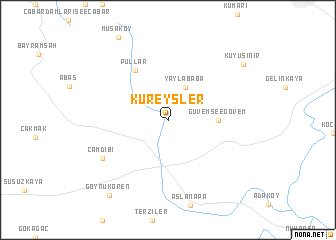 map of Kureyşler