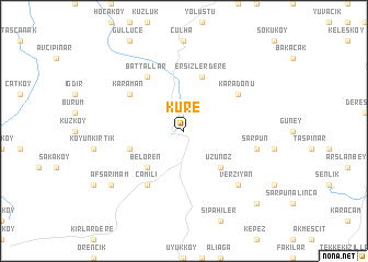 map of Küre