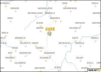 map of Küre