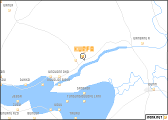 map of Kurfa
