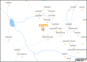 map of Kurfi