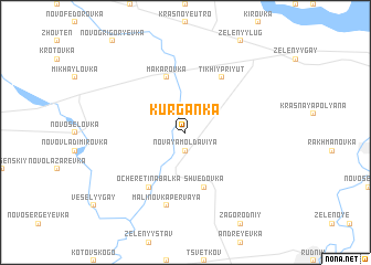 map of Kurganka