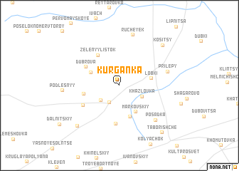 map of Kurganka