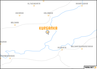 map of Kurganka